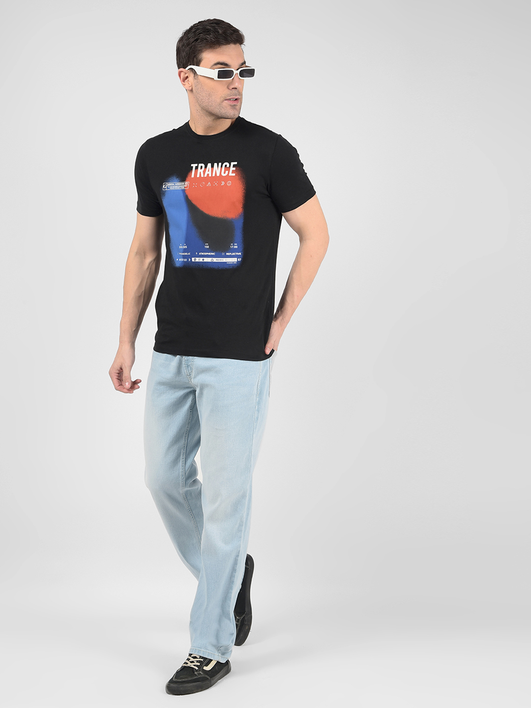 Numero Uno Men Solid Blue Jeans